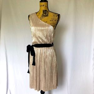 One shoulder Party midi dress